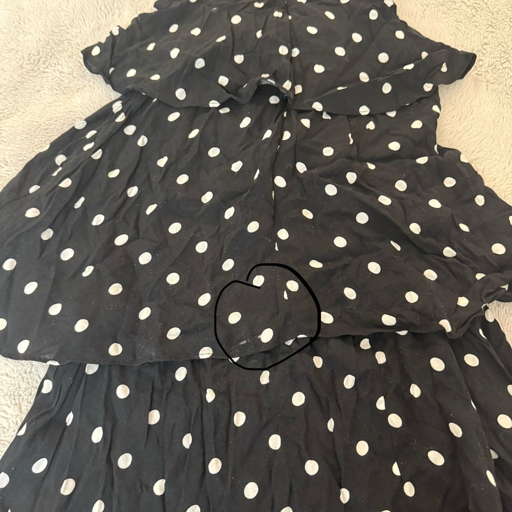 Mi Ami Polka Dot Tiered Dress - Picture 3 of 4